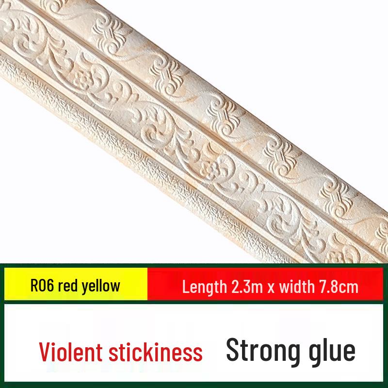 Waterproof 3D Self-Adhesive Skirting & Door Frame Edging Stickers
