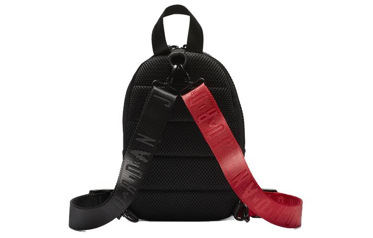 Jordan Polyester Crossbody Bag Backpack Regular Unisex Black
