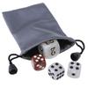 Elegante perlmuttartige Würfel für Spielebegeisterte Acryl-Spielwürfel Zubehör Klassisches Perlenwürfelset für Backgammon