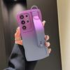 Gradient Color Wave Wristband Case for Samsung Galaxy S26 Ultra S25 S24 S23 S22 Ultra S24 FE S26 Plus A55 A35 A36 Bracket Cover