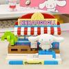 Genuine Keeppley  Building Blocks Street Scene Series Model  Mymelody Kuromi Splicing Toy Pompom Purin Gift