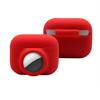 Tracker Protector Multifunctional Simple Design Silicone 2-in-1 Earphones Protective Sleeve for Airpods for Airtag