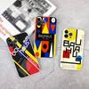 Abstract B-Bauhaus Geometric Art Transparent Phone Case For IPhone 16 15 14 13 12 11 Pro Max Plus Soft Cover
