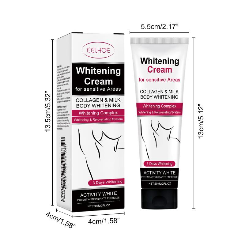 Whitening Cream For Dark Underarm Sensitive Thigh Joint Moisturizing Brightening Lotion Body Skin Care