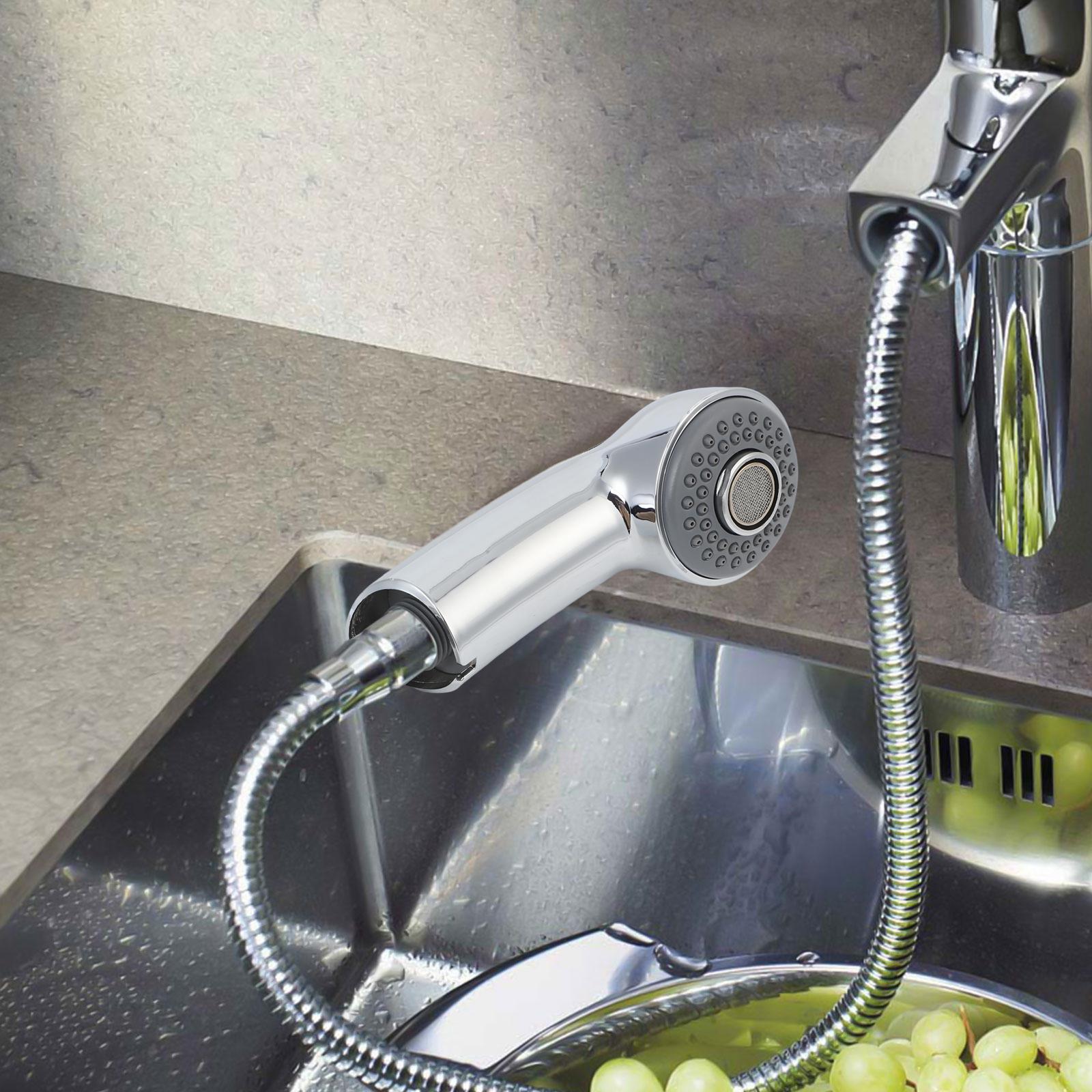

High Performance Chrome Pull Out Spray Nozzle for Zedra and For Europlus Faucets Enhanced Water Pressure Reliable Durability CHINA