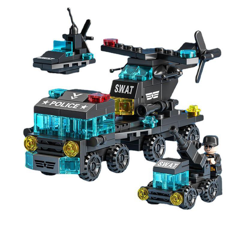 Compatible Lego Small Building Blocks: Educational Military Tank & Castle Set for Boys and Girls