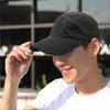 Unisex Sun Hat with Adjustable Buckle Solid Color Sun Protection Caps with Wide Brim Anti-UV Caps for Camping Hiking ONE