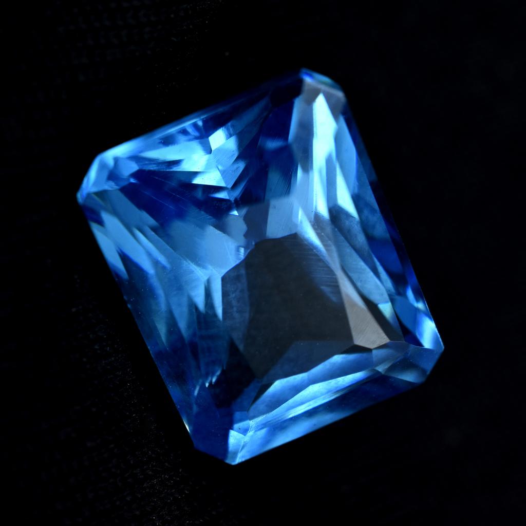 9.75 Ct Rare Sapphire CERTIFIED Loose Gemstone Natural Unique Blue Emerald Cut AR-582
