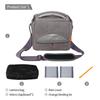 FOSOTO Shoulder Camera Bag Digital Mirrorless Single Lens Camera Case Lesbian Storage Retro Style Large Capacity Compatible with Canon SX70 SX420