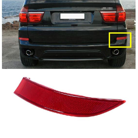 Rear Right Side Bumper Reflector Lens Red For BMW X5 E70 LCI 2011 2012 2013