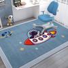 Thick Cartoon Astronaut Area Rug – Non-slip, Insulated Carpet for Children's Rooms & Living Areas