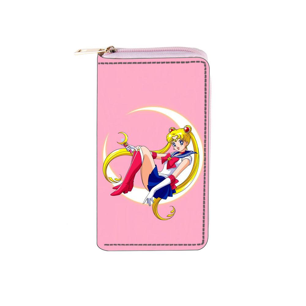 Anime Cartoon Long Zipper Wallet Wallet Clutch Sailor Moon