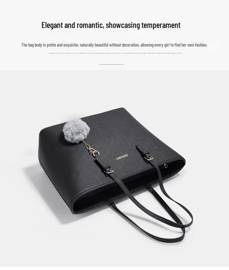 2025 Herbst/Winter Damen Präge Große Handtasche - Europäische & Amerikanische Mode, Schulter-/Crossbody