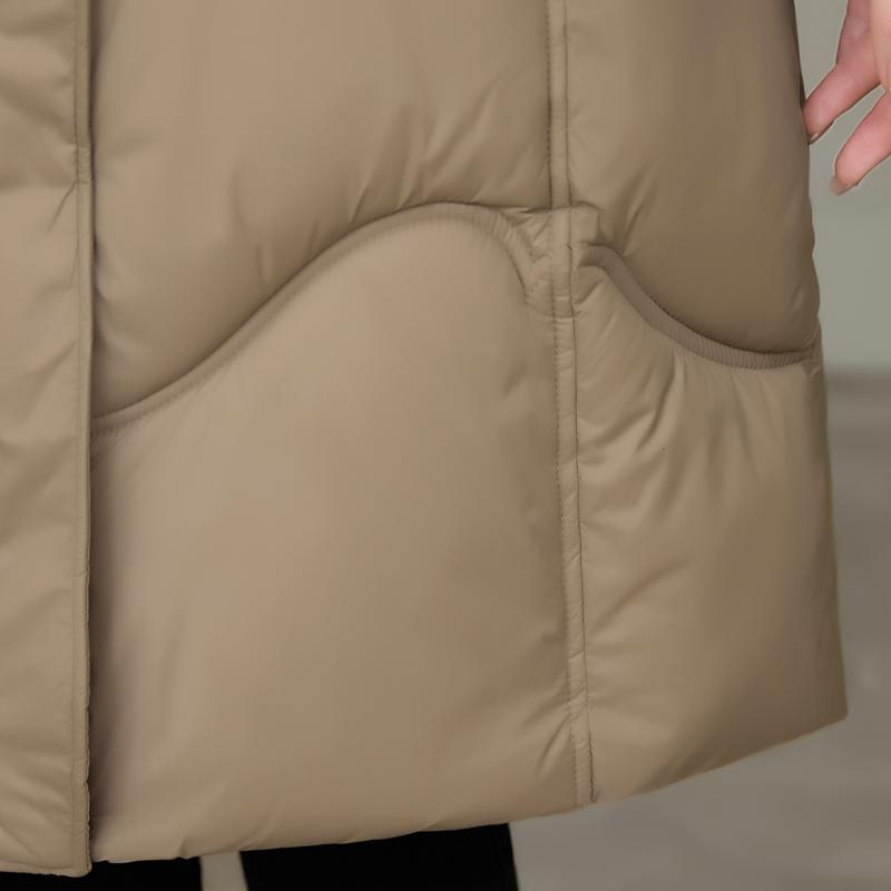 Winter Women's Jackets Hooded Loose Thick Warm Long Parkas Middle Age Female Coat