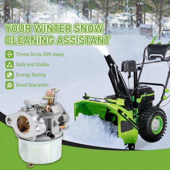 Carburetor CARB Compatible With Tecumseh Snowblower 640298 OHSK70 OH195SA 5.5hp