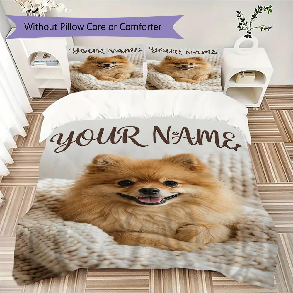 Custom Name Cats Cozy Nest Bedding,Quilt Set Quilt Cover Pillowcase Home Birthday Gift(1 * Duvet Cover + 2 * Pillowcase, Without Core)_lx