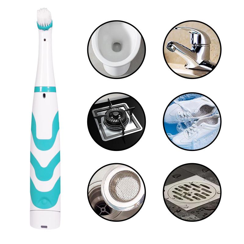 Electric Cleaning Brush Multi-Functional Household Kitchen and Bathroom Brush Shoe Brush Handheld Powerful Cleaning Tools