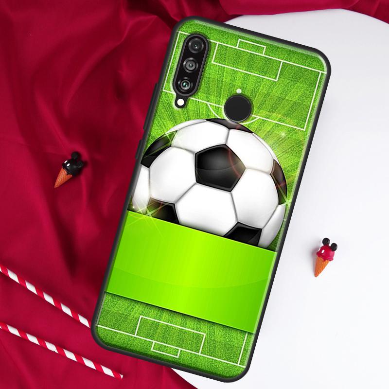 Football For Huawei Nova Y61 Y70 Y90 Y60 Y72 Y91 12s 12i 11i 7i 8i 9 10 SE P60 Pro P30 P40 Lite Case