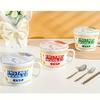 Kreative japanische Keramik-Nudelschüssel mit Deckel, großem Fassungsvermögen und Griff, ideal für Ramen-Becher im Studentenwohnheim