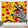 Tapeçaria de Peixe Japonês, Peixe Carpa Tai Chi Preto e Branco Pendurado na Parede Arte para Crianças Adolescentes Mulheres Homens Decoração de Quarto, Ondas do Oceano Ukiyoe