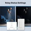 Matter WiFi Glasschalter Wand Touch Lichtschalter Glasplatte APP Drahtlose Fernbedienung Smart Home