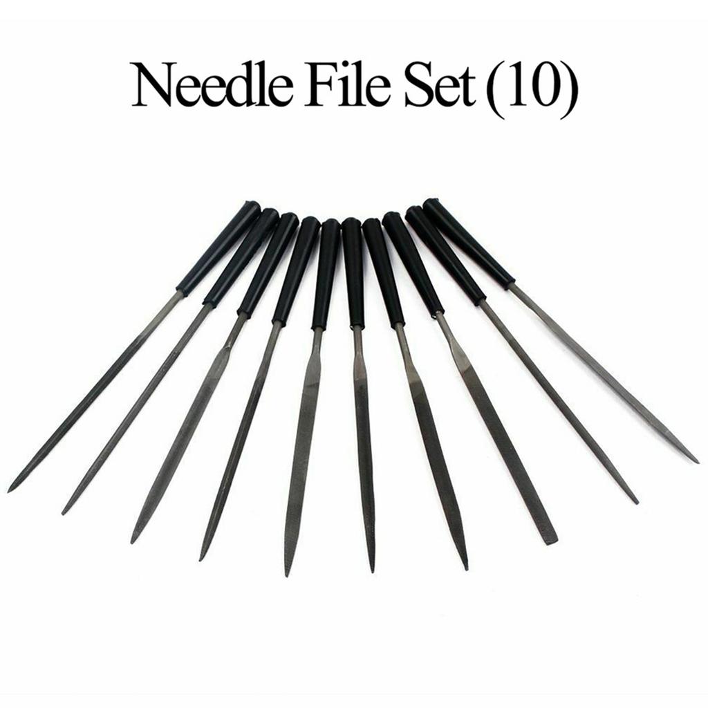 10pcs Guitar Frets Nuts File Set Polished File  Guitar Repairing Tools Professional Guitar Luthier Tool for Stringed