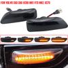2PCS For Volvo S60 V70 XC90 S80 XC70 1998-2007 OEM # 30722641 34432641 Dynamic LED Side Marker Blinker Turn Signal Light