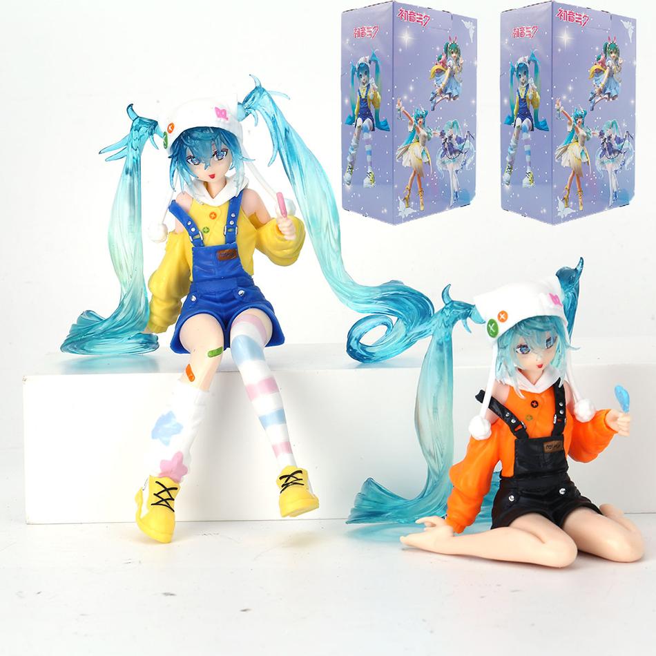 Hatsune Miku Lollipop Series Figure Anime Peripheral Collectible Noodle Stopper Model Decorative Decoration Children Kawaii Gift
