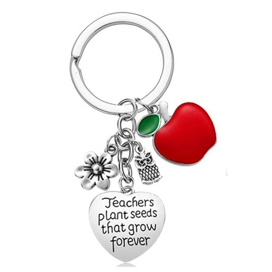 Unique Pendant Keyring Elegant Solid Color Reusable