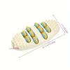Foot Massager for Fitness and Yoga Featuring 4 Rows of Massage Rollers for Muscle Relaxation