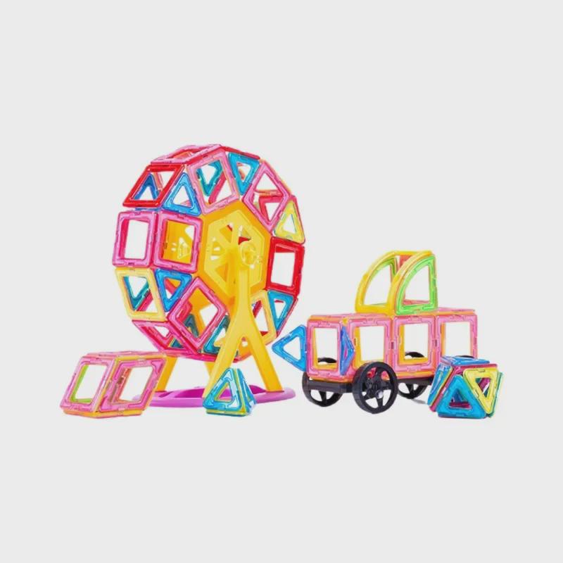 Magnetic Building Blocks for Kids - Educational and Strong Magnet Toy Set