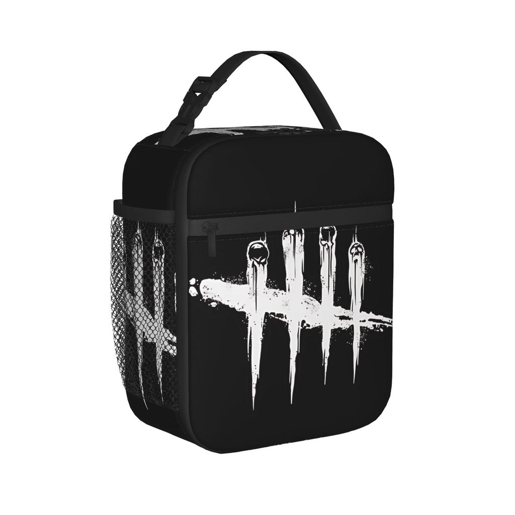Deads by Daylights logos Insulated Lunch Bags Large Video Games Reusable Cooler Bag Lunch Box Tote College Picnic Men Women