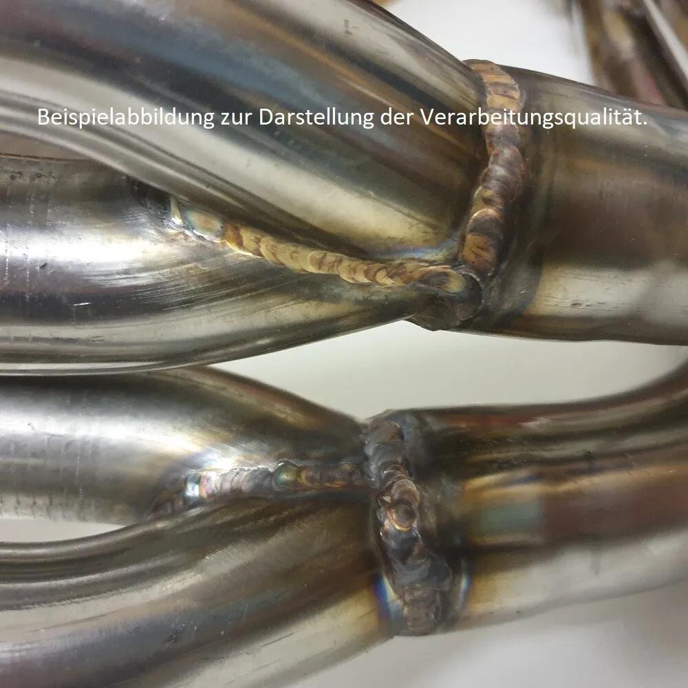 MT001165 EH28003 Edelstahl Krümmer Auspuffkrümmer Silber Für 1988-1993 BMW E30 320i 323i 325i