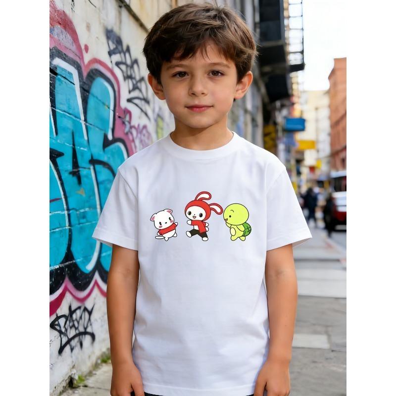 

European sizes Printed Design – Not Textured • Children s T-Shirt • Game T-Shirt • Suitable for Children • Comfortable Fabric • Colorful 164cm білий