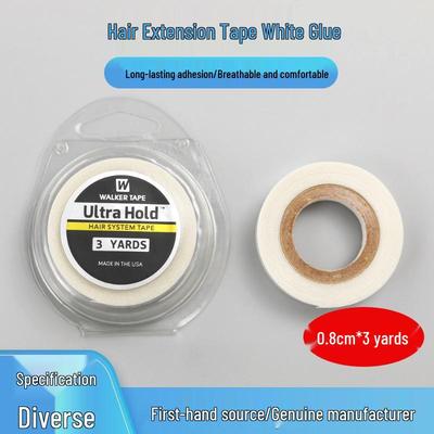 Breathable Blue Tape Weft Hair Extension Patches: Double-Sided Adhesive Sheets for Real Human Hair Wigs