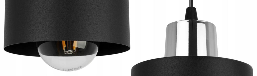 MODERN CEILING HANGING LAMP BLACK LED LAMP