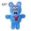 Durable Plush Toys for Daily Chewing Stuffed Animal Dog Toy, Squeaky Pet Chew Funny Cartoon Character Bear Bunny Deer Design, Teething Toy Puppies,
