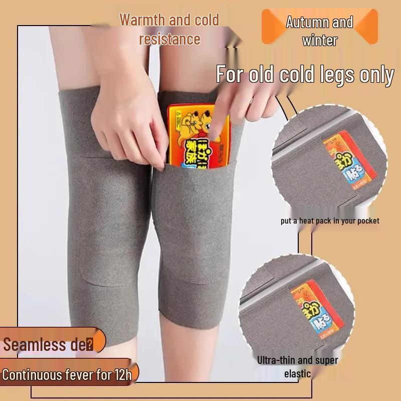 Genunchiere universale cu buzunar din fleece: Anti-alunecare, Căldură pentru Bărbați și Femei