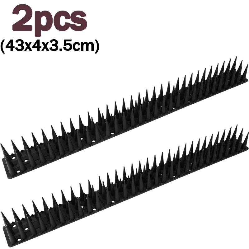 Garden Plastic Bird Pigeon Spikes Cat Repellent Spikes Pest Deterrent Fence Wall Trap Outdoor Roof Balcony Anti Climb Spike Tool
