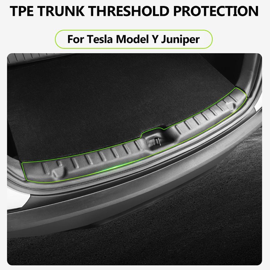 TPE Trunk Threshold Strip For Tesla New Model YL Model Y Juniper 2025 2026 Wear Resistant Anti Scratch Protection Corner Lid