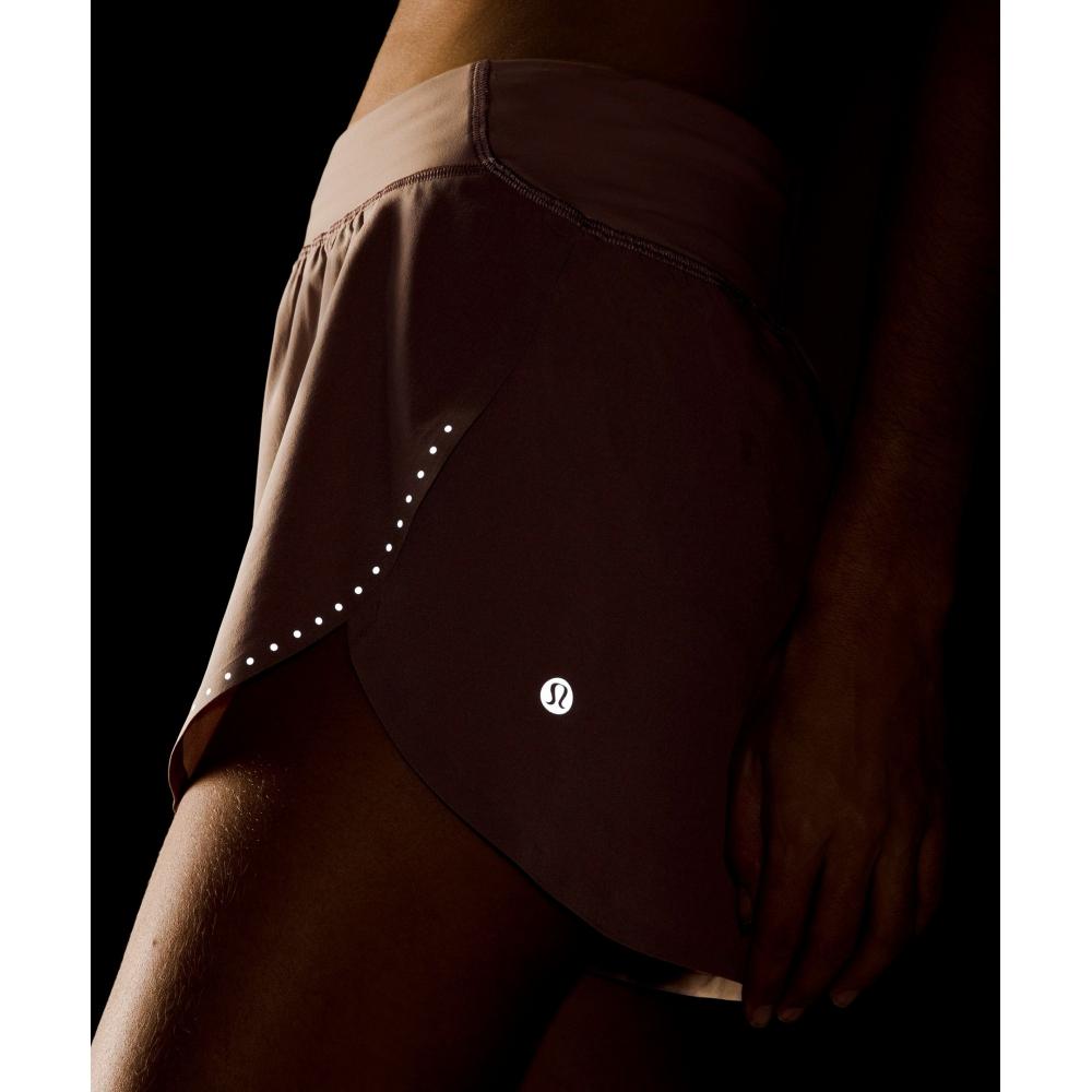 Lululemon Fast And Free High Rise Classic Fit Split Short 3  Ashen Rose