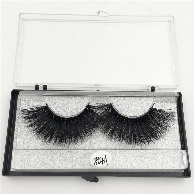 RED SIREN 1 Paar Wimpern Großhandel 100% Nerzhaar Falsche Wimpern Handgemacht 25mm Wimpern Dramatisch Dick Lang 3D Nerz Wimpern Make-up