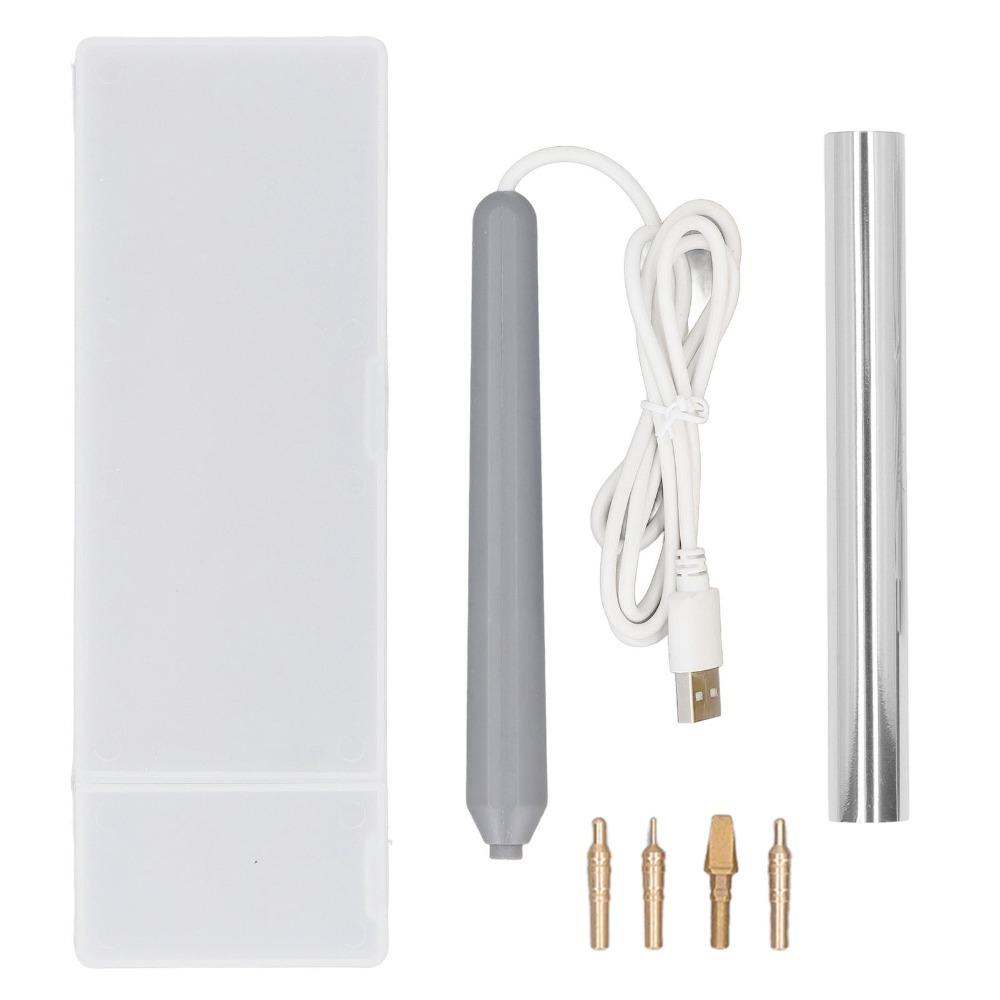 4 Size Metal Tips Foil Quill Pen Starter Kit USB Powered Heat Activated Foil Hot Foil Quill Pen With Storage Box