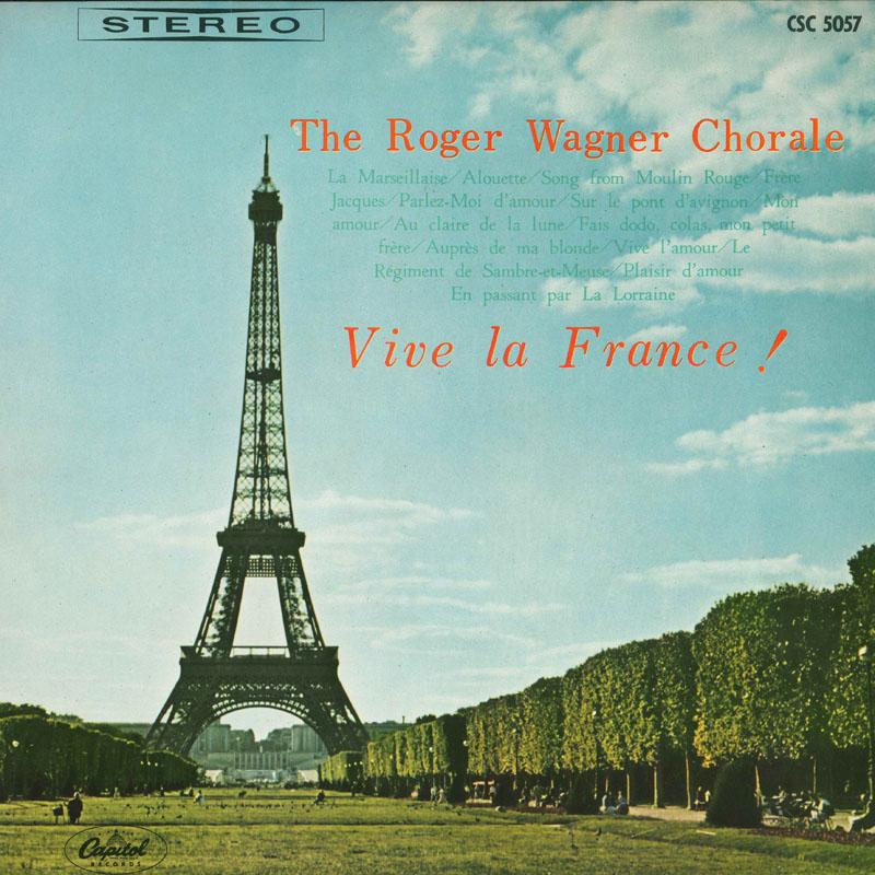 

LP Record ROGER WAGNER CHORALE Vive La France CSC5057 CAPITOL Japan Classical Used