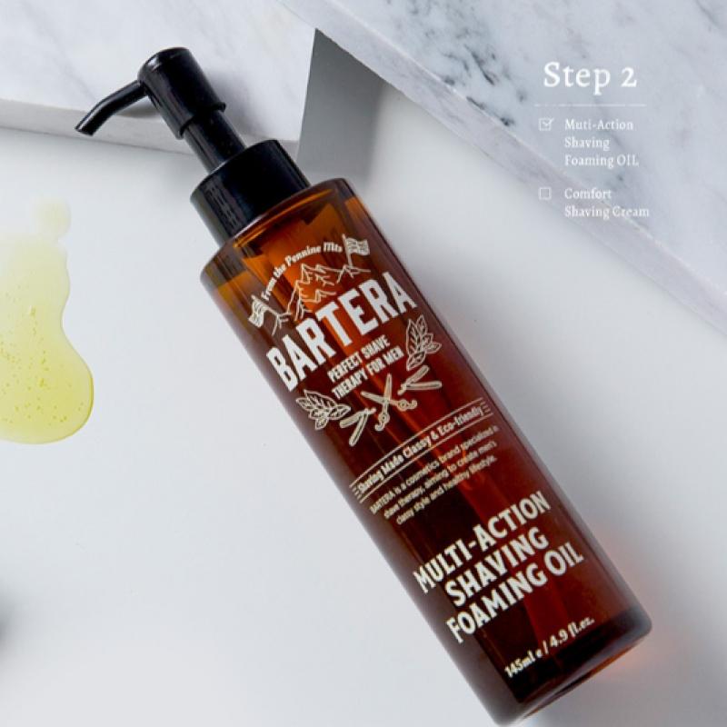 Barterra Multi Action Rasier-Schaumöl Design