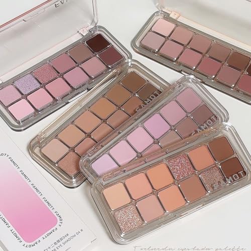 12-color Matte Eyeshadow Palette. Great Color Payoff Long-lasting Ideal Foundation Makeup. Easy Use Beginners Wide Variety Colors. Perfect Natural As