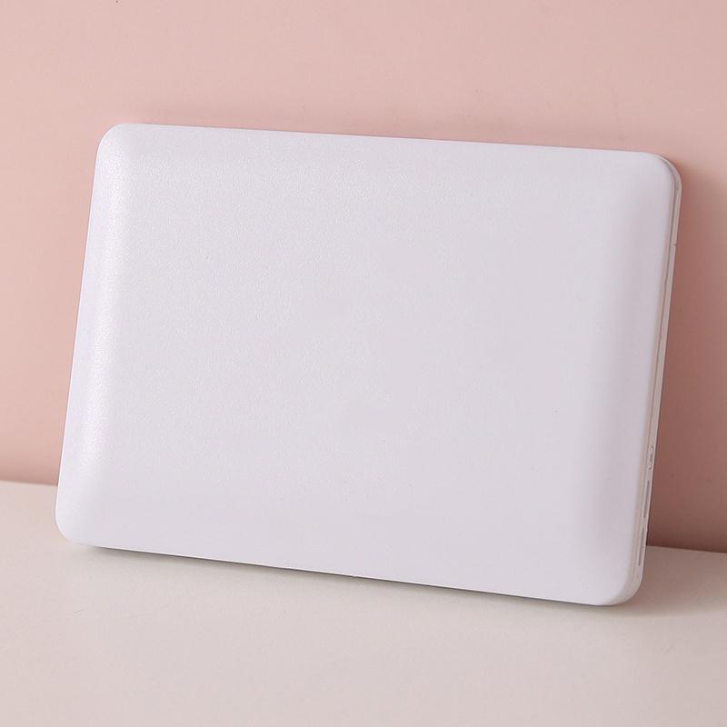 

1 шт. Зеркало Удобное зеркало для макияжа Милое мини-зеркало Забавное складное зеркало Модное в форме ноутбука Портативное Многоцветное белый