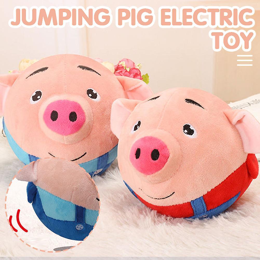 Talkings Pig Early Education Toy for Baby Lightweight Bouncing Stuffed Animal Toy for Infants Newborns