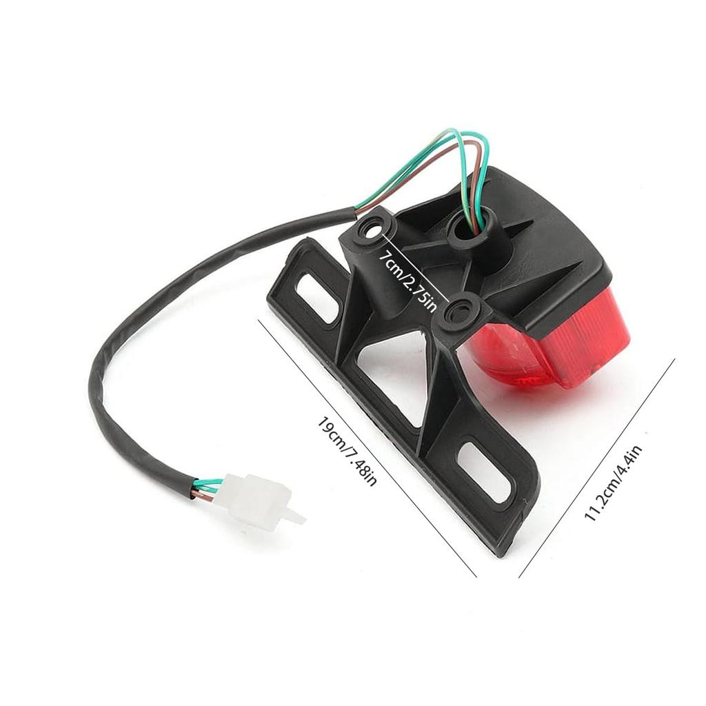 Zadní světlo Honda Monkey Z50, jízdní kolo, zadní světlo motocyklu, brzdové světlo, světlo pro denní svícení, světlo SPZ, 12 V, příslušenství pro motocykl, univerzální