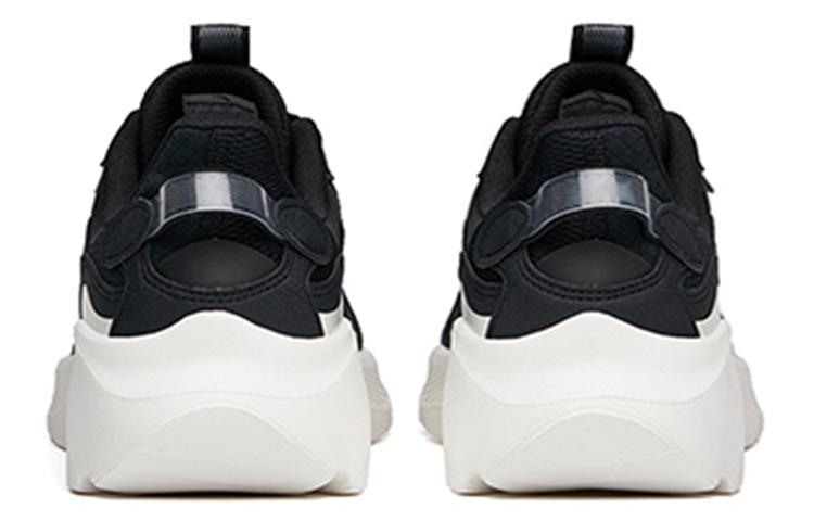 Men's Sneakers Anta Slip Resistant, Abrasion Resistant, Breathable Low top Training Shoes Men's Black White